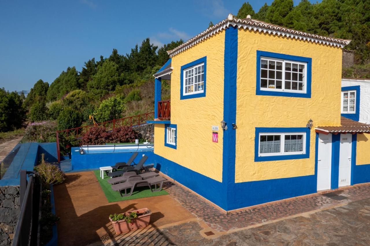 Casa Alba, Casa Rural Con Piscina-Spa Climatizada Hasta 34º Gratuito Y Vistas Al Mar Puntallana 外观 照片