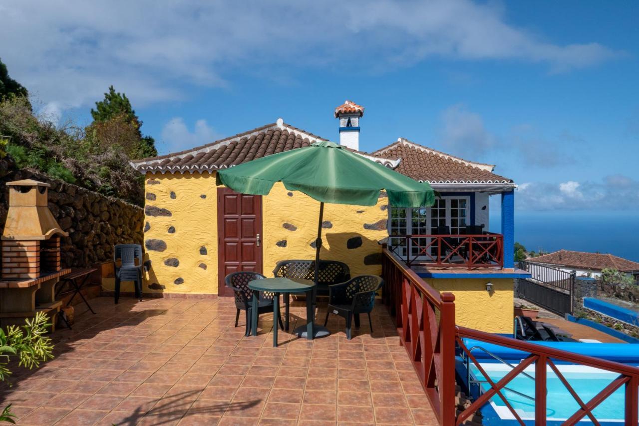 Casa Alba, Casa Rural Con Piscina-Spa Climatizada Hasta 34º Gratuito Y Vistas Al Mar Puntallana 外观 照片
