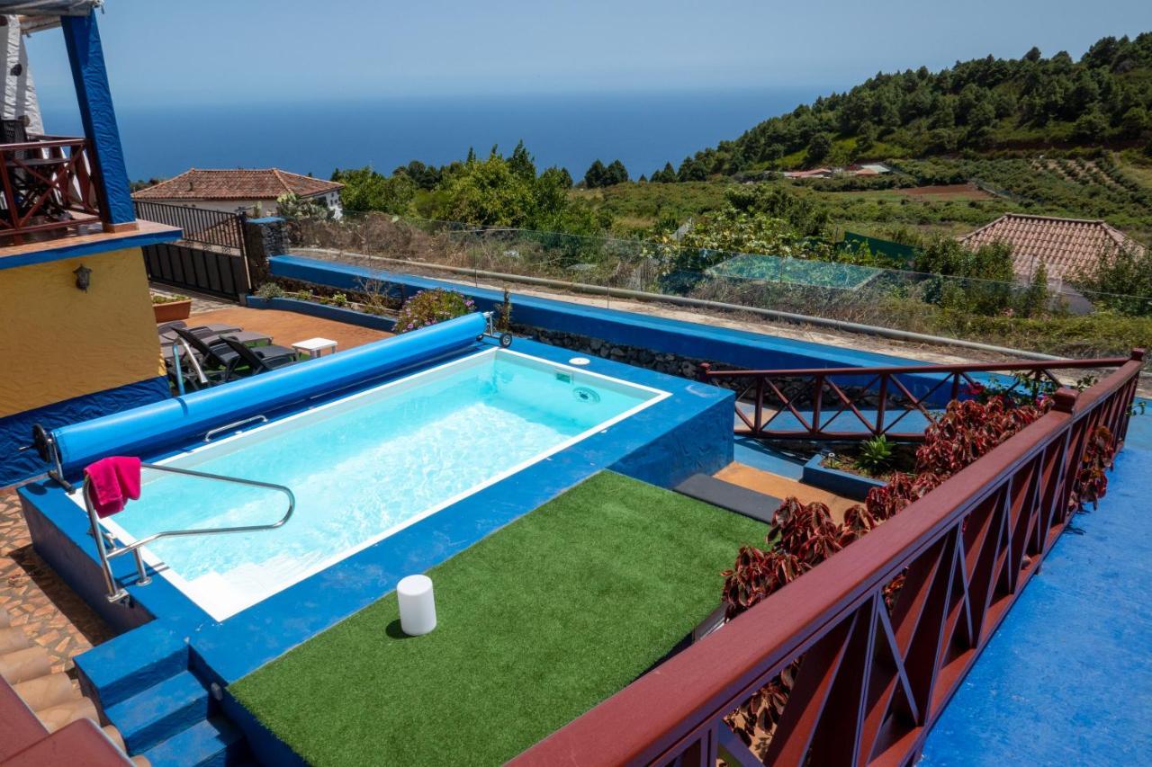 Casa Alba, Casa Rural Con Piscina-Spa Climatizada Hasta 34º Gratuito Y Vistas Al Mar Puntallana 外观 照片