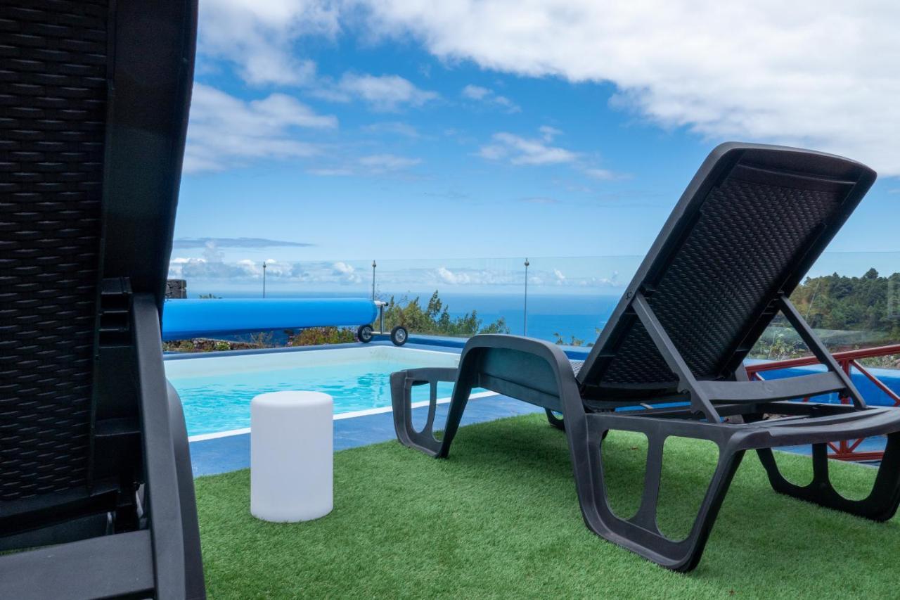 Casa Alba, Casa Rural Con Piscina-Spa Climatizada Hasta 34º Gratuito Y Vistas Al Mar Puntallana 外观 照片