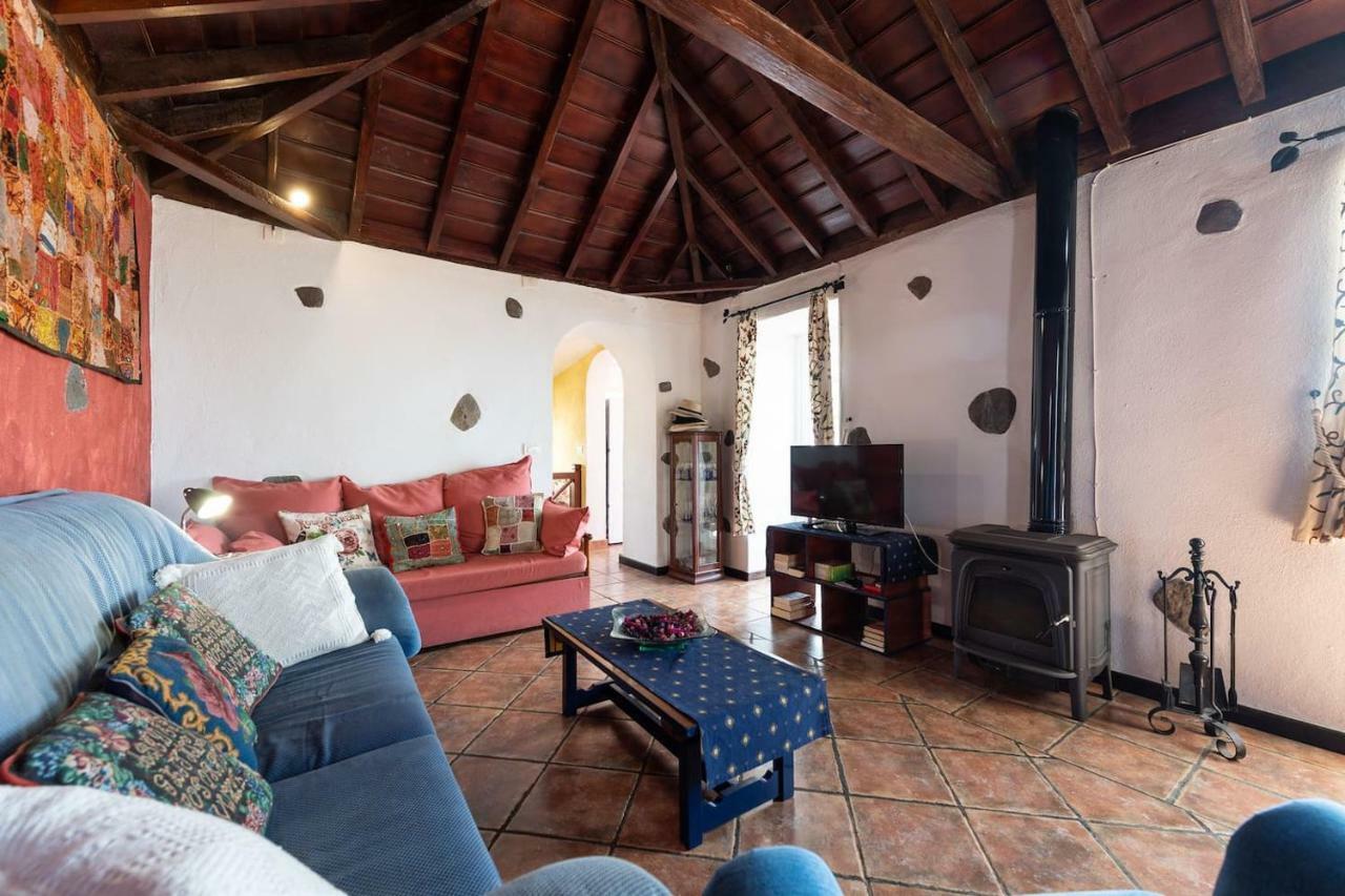Casa Alba, Casa Rural Con Piscina-Spa Climatizada Hasta 34º Gratuito Y Vistas Al Mar Puntallana 外观 照片